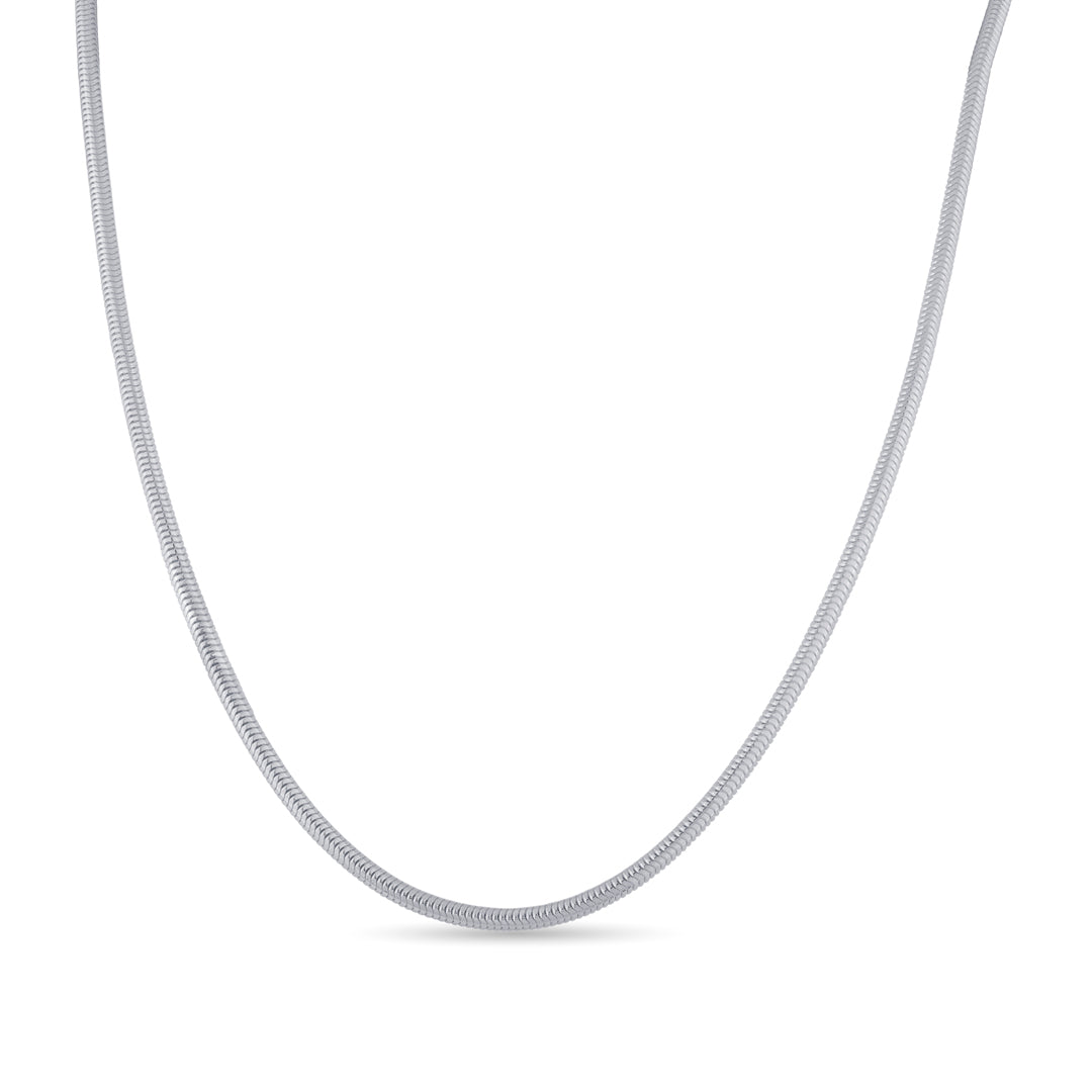 Frost Edge Men's Silver Chain