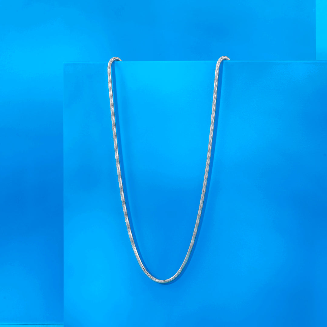 Frost Edge Men's Silver Chain