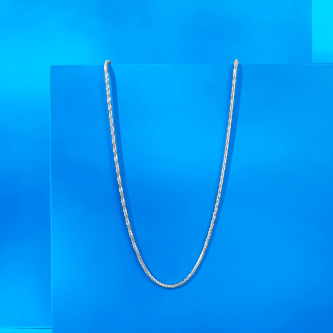 Frost Edge Men's Silver Chain