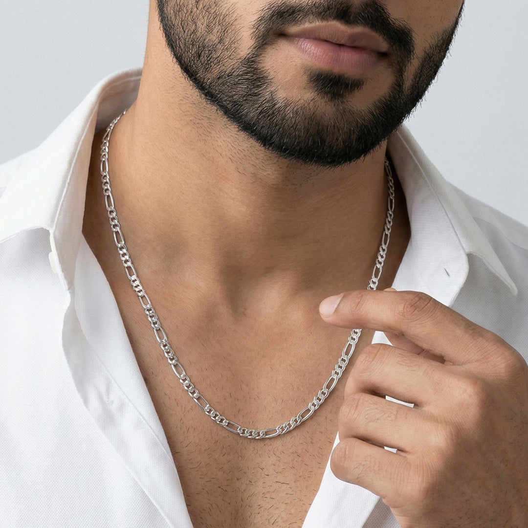 Vibe Link Men's Silver Chain