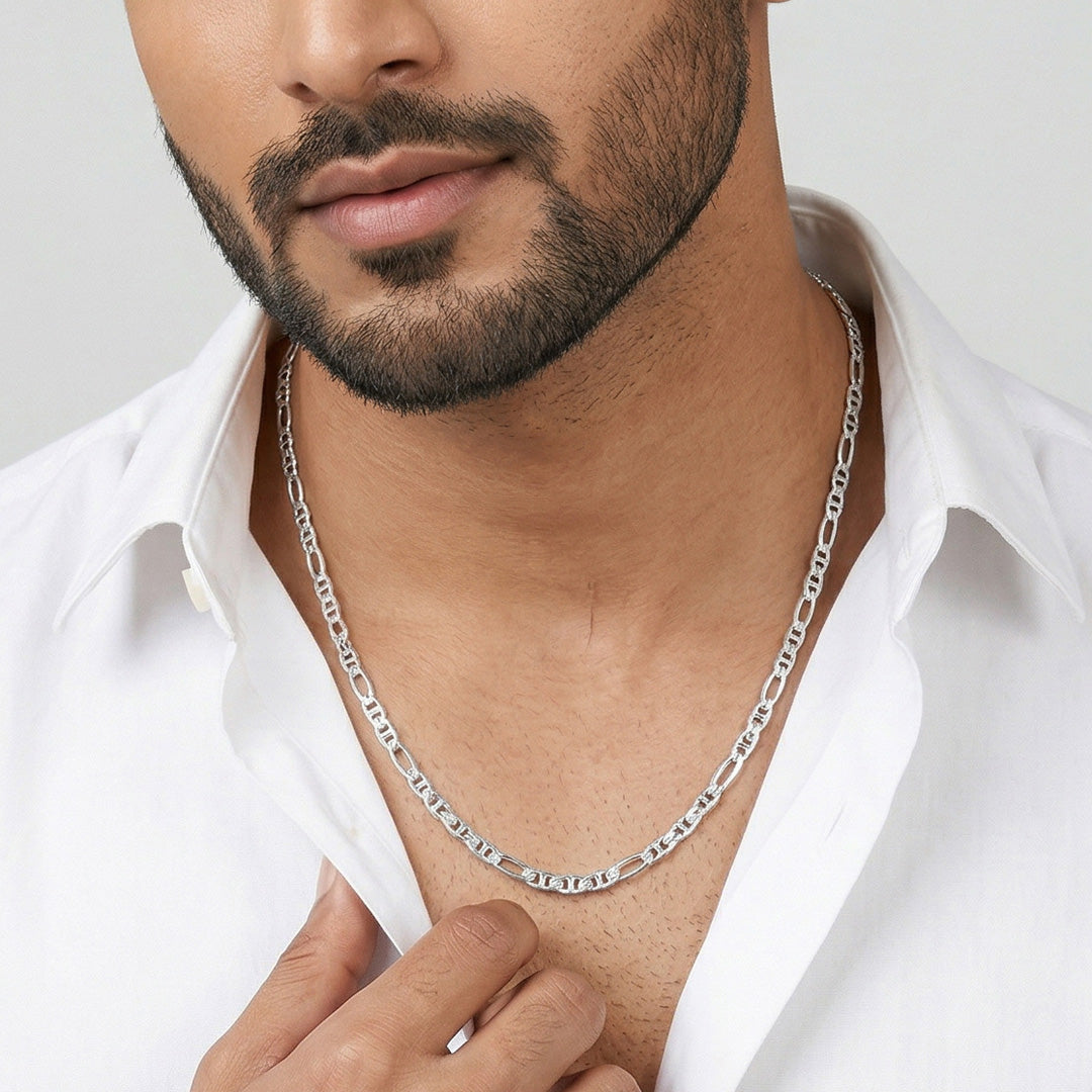 TriCore Loop Men's Silver Chain