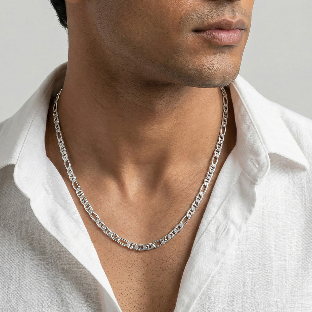 Core Loop Men's Silver Chain