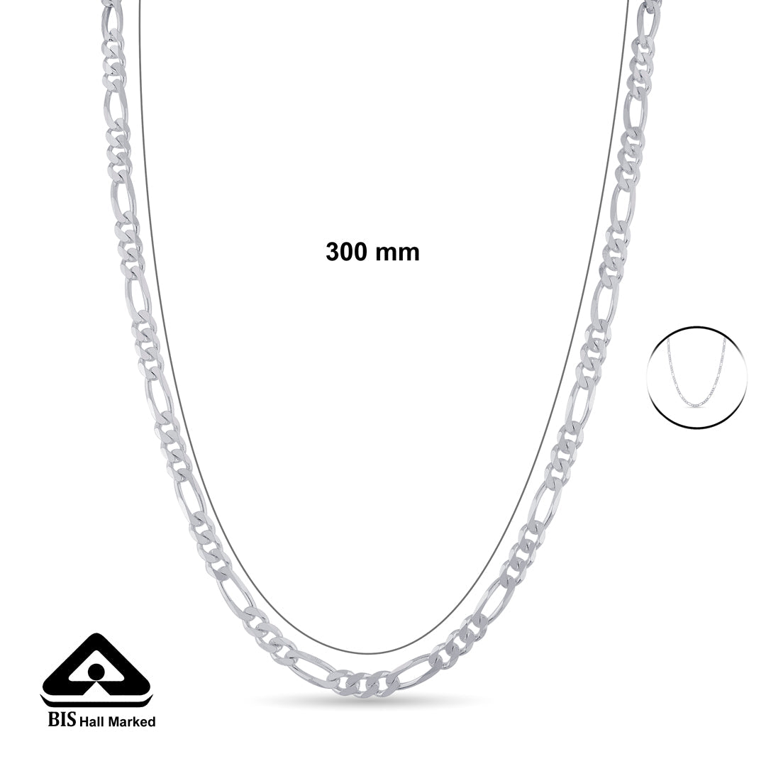 Edge Link Men's Silver Chain