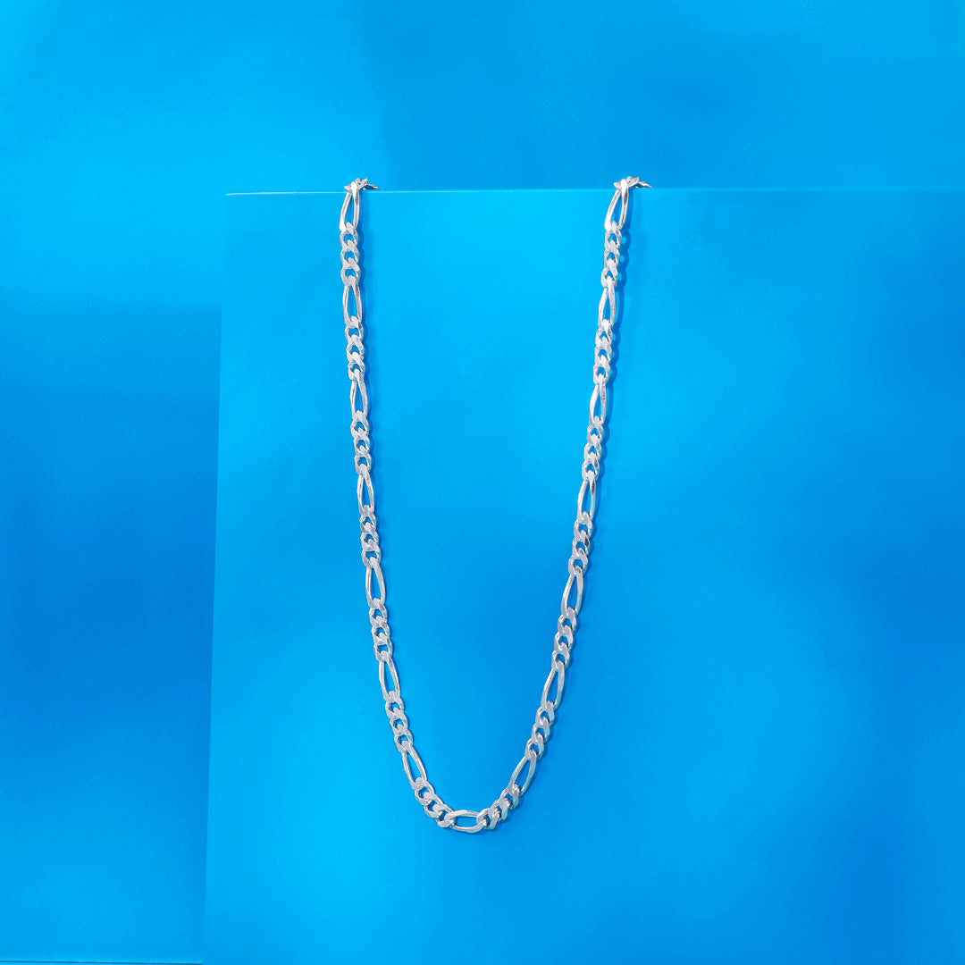 Edge Link Men's Silver Chain
