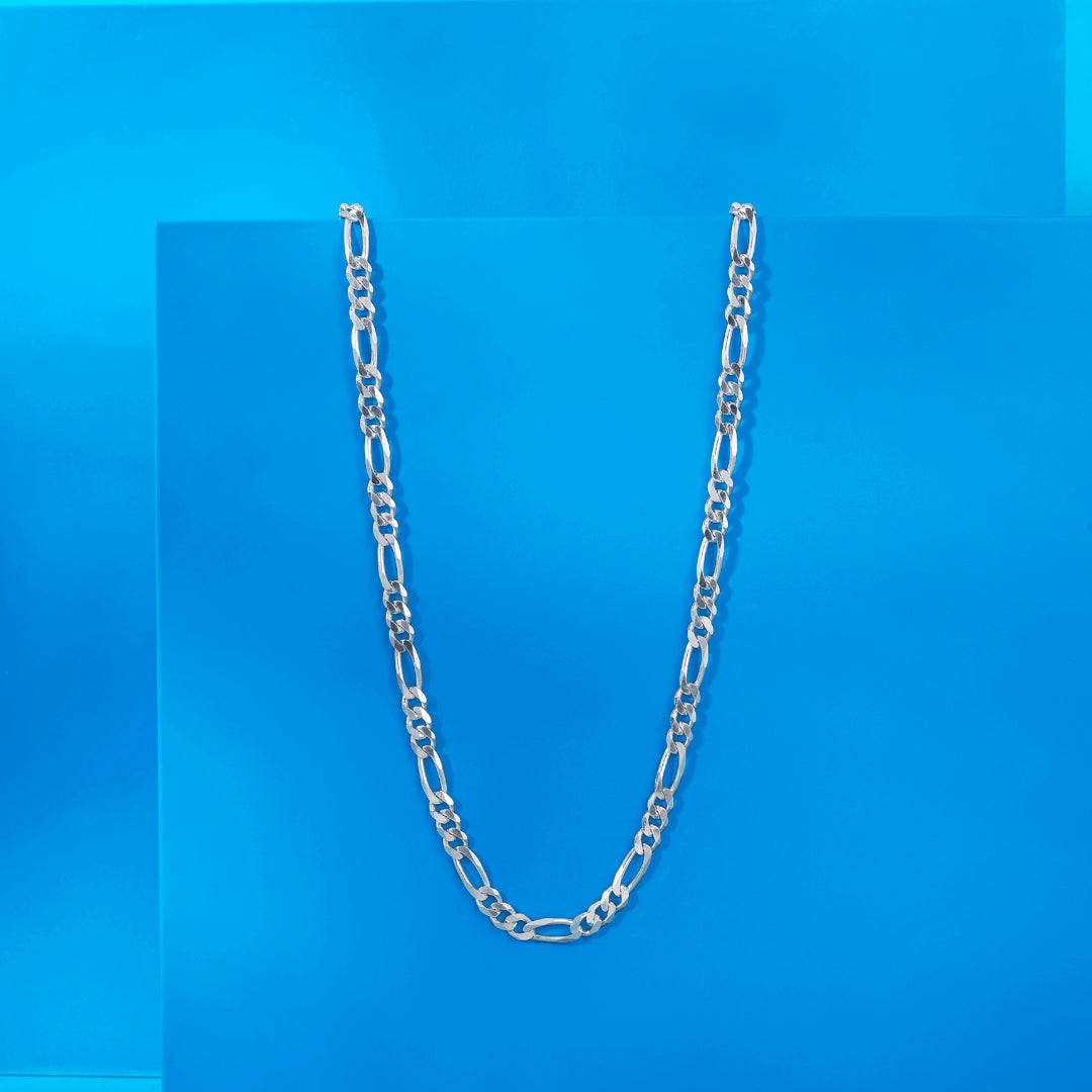 Edge Link Men's Silver Chain