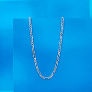 Edge Link Men's Silver Chain