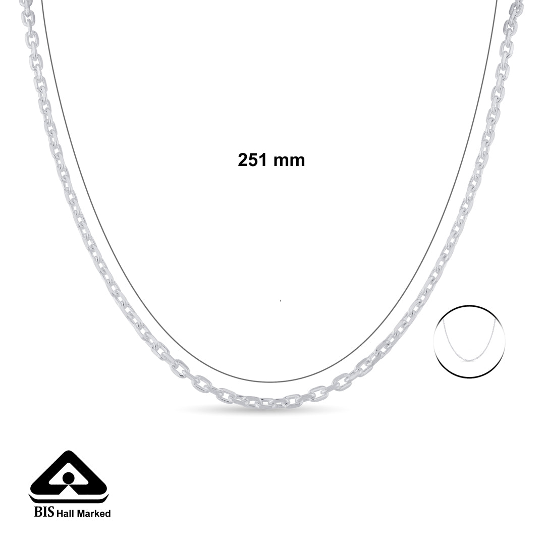Aero Loop Men's Silver Chain