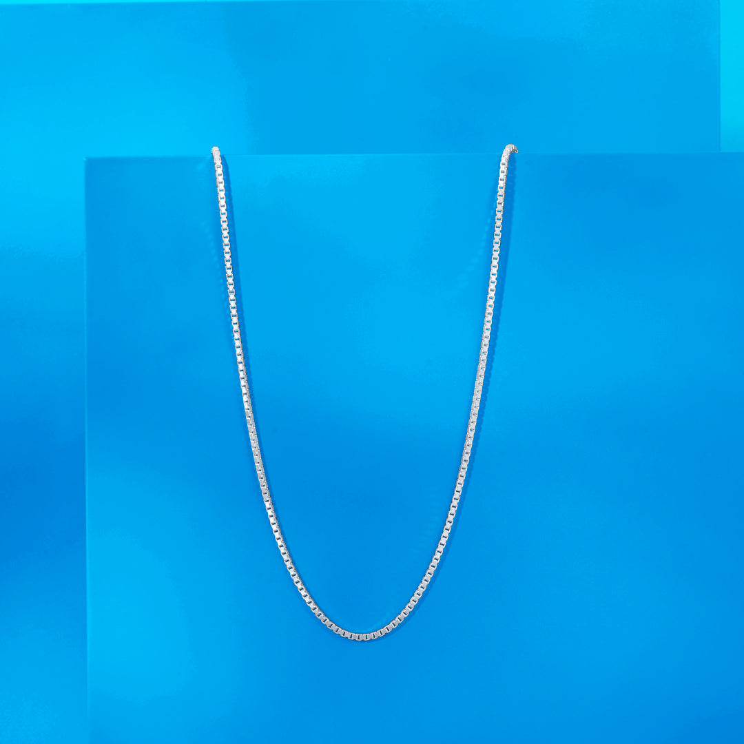 Edge Mode Men's Silver Chain