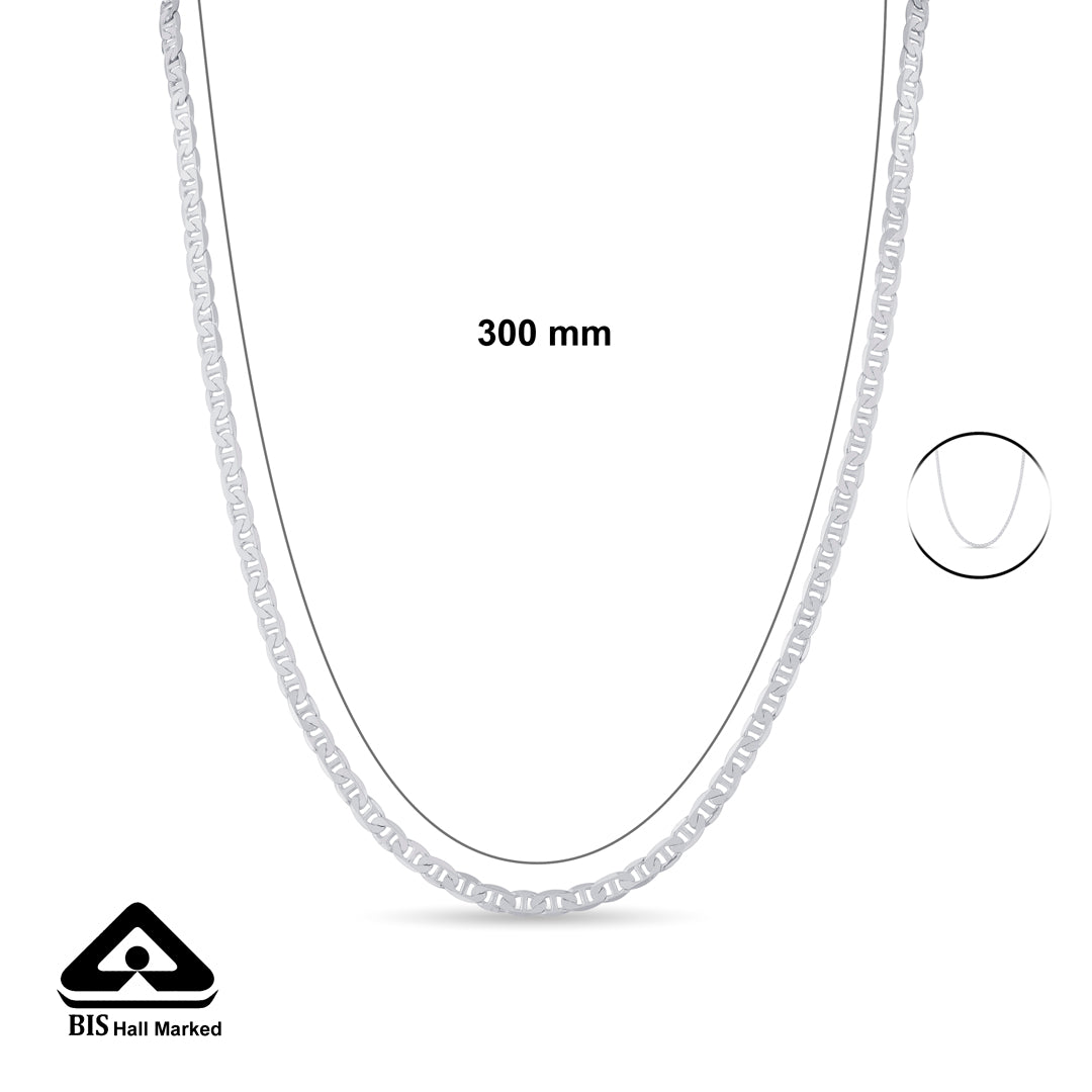Core Link Men's Silver Chain