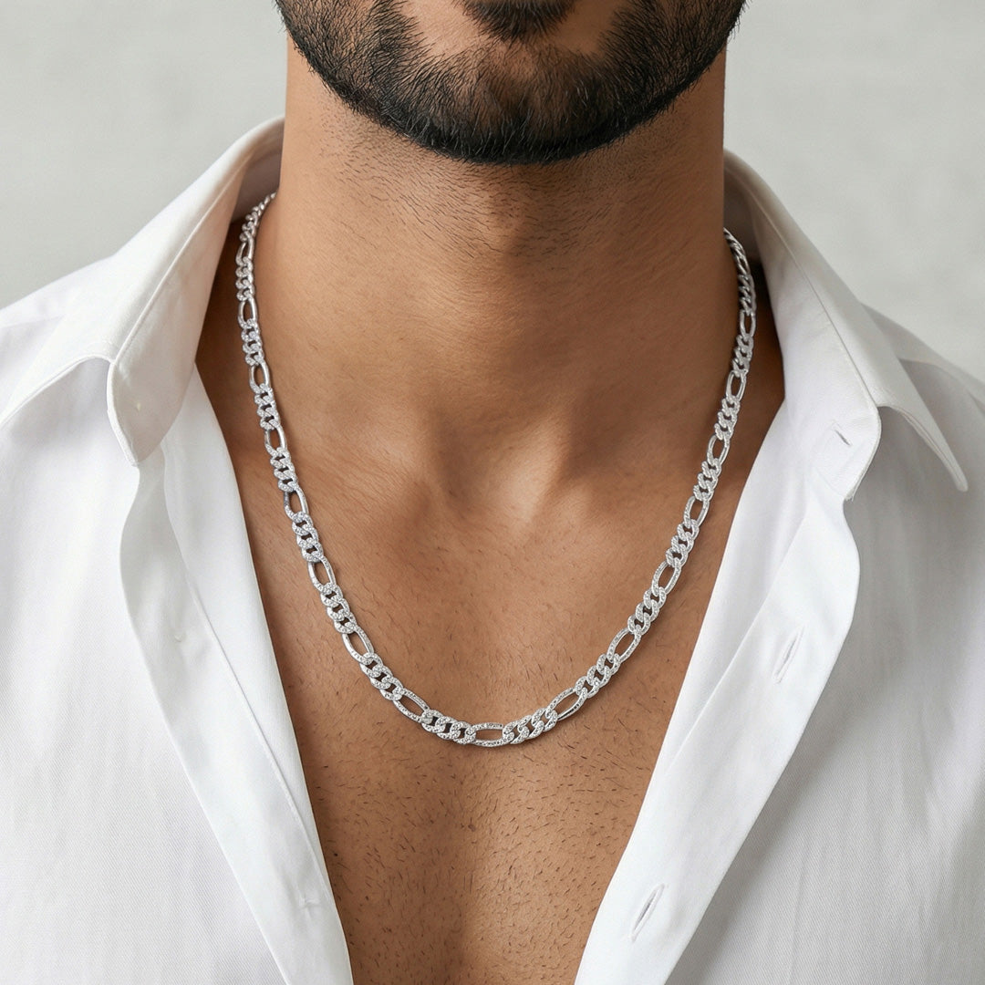 Hype Edge Men's Silver Chain