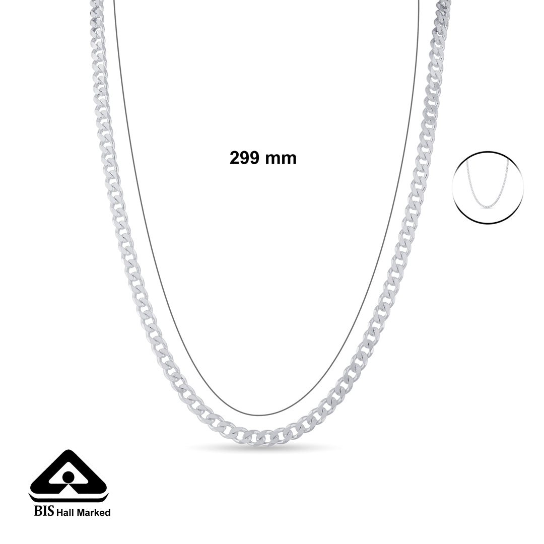 Orbit Loop Men's Silver Chain
