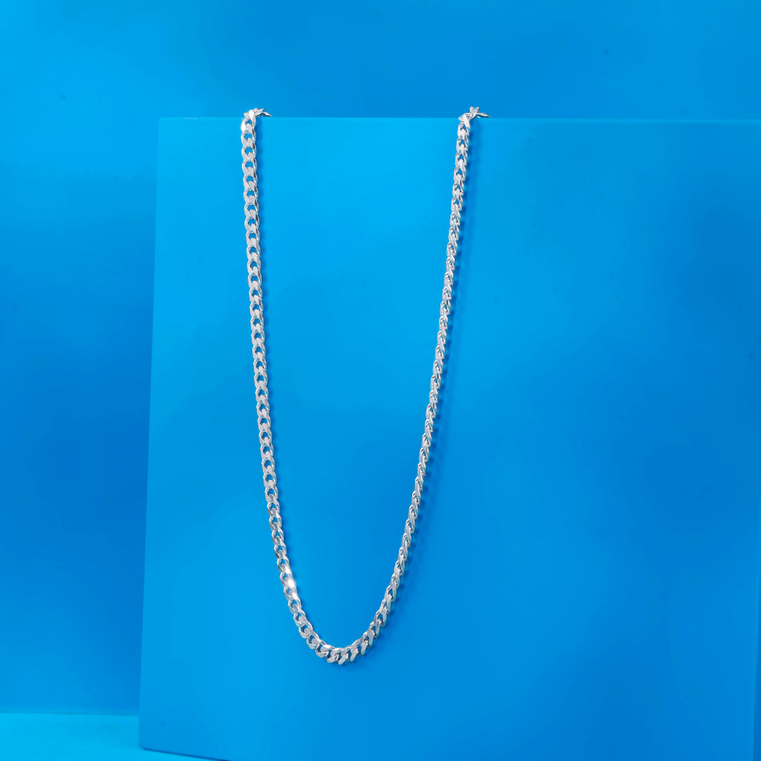 Orbit Loop Men's Silver Chain
