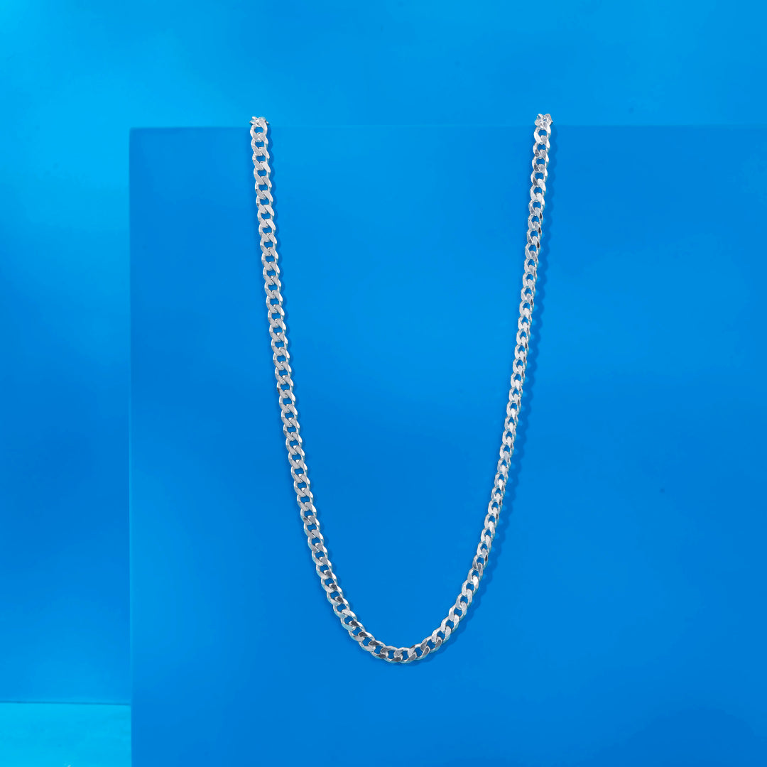 Orbit Loop Men's Silver Chain