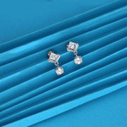 Prism and Stud Silver Drops & Dangler Earrings