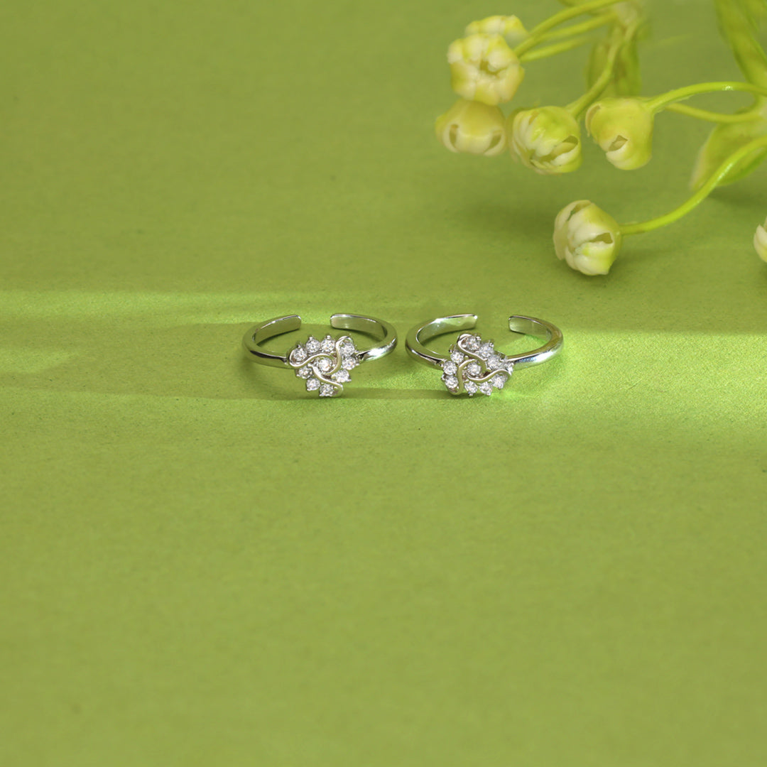 Blooming Circle Silver Jodvi