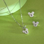 Teddy Lock Silver Necklace Set