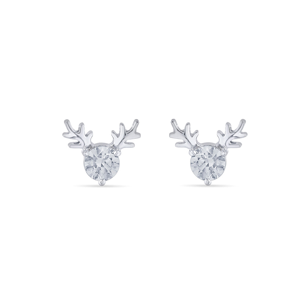 Pixie Shine Silver Stud Earrings