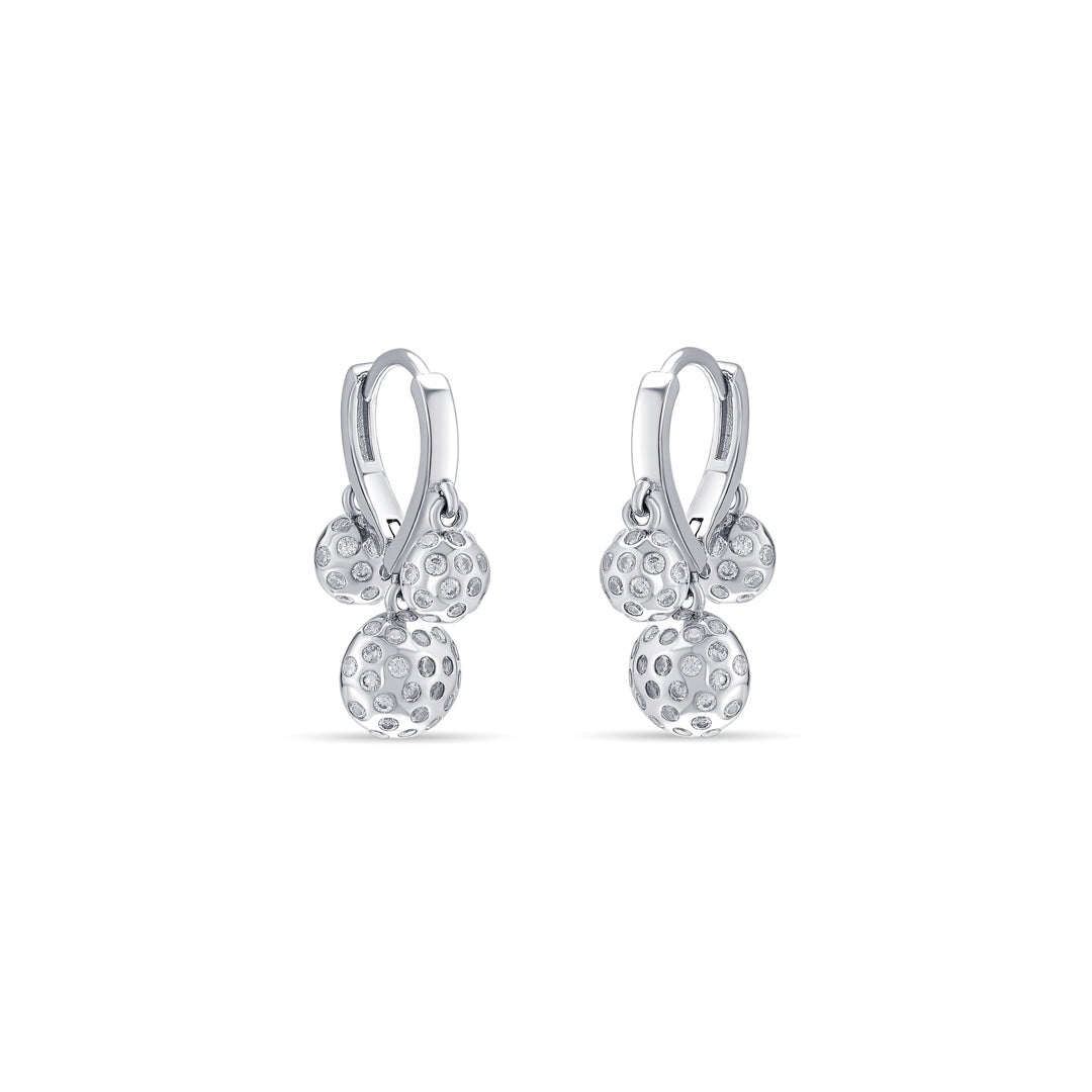 Chic Twinkle Silver Hoops & Huggies Earrings
