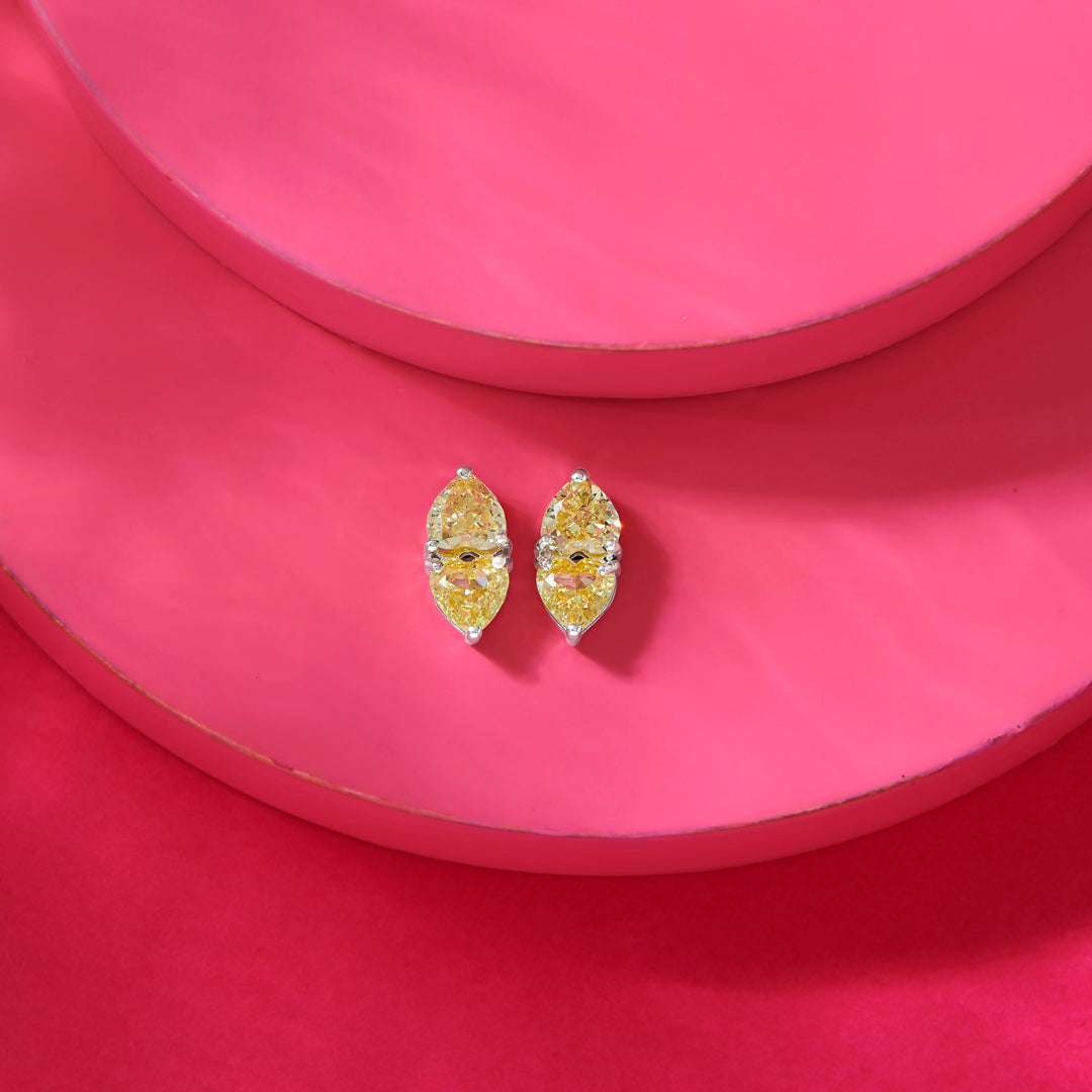 Warm Hearts Silver Stud Earrings