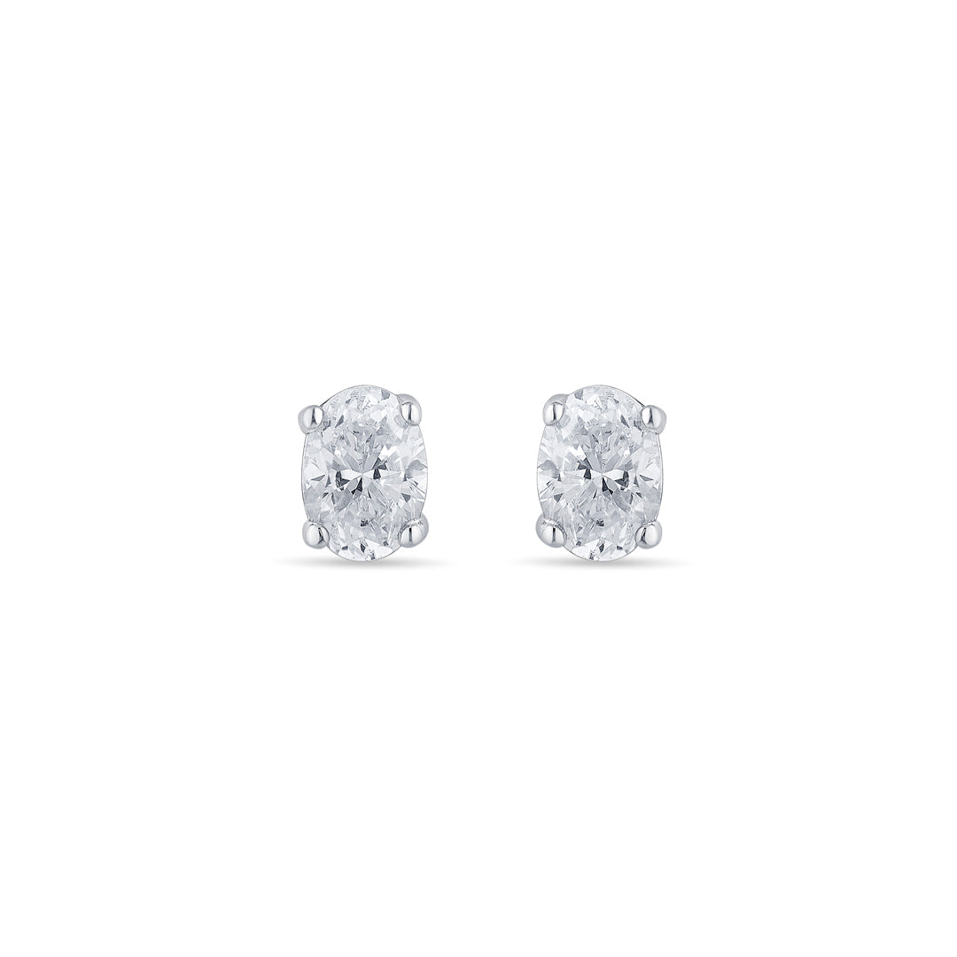 Gleam Pop Silver Stud Earrings