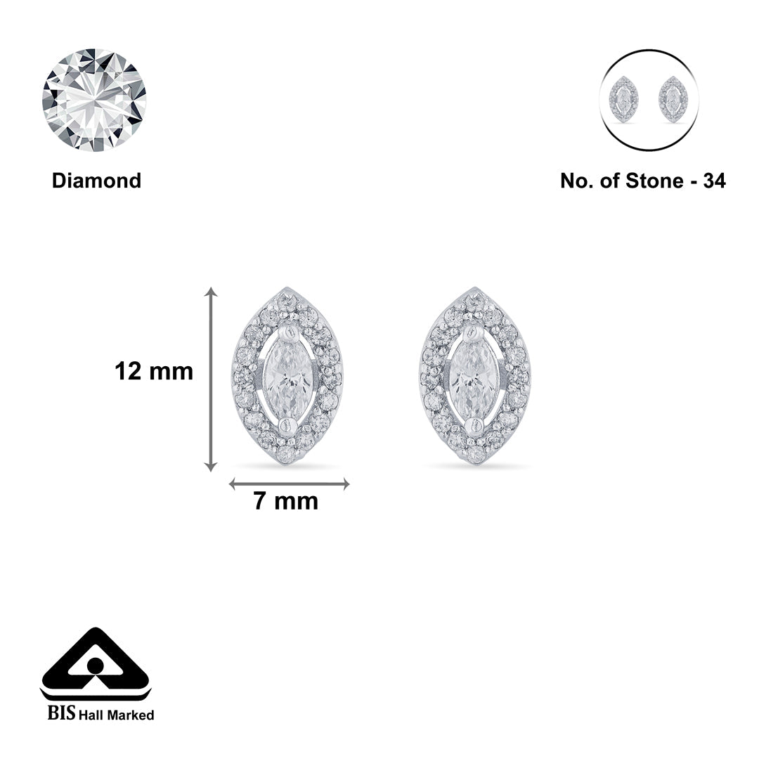 Everyday Gleam Silver Stud Earrings