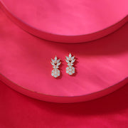 Tropical Spark Silver Stud Earrings