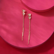 Mariposa Glow Silver Drops & Dangler Earrings