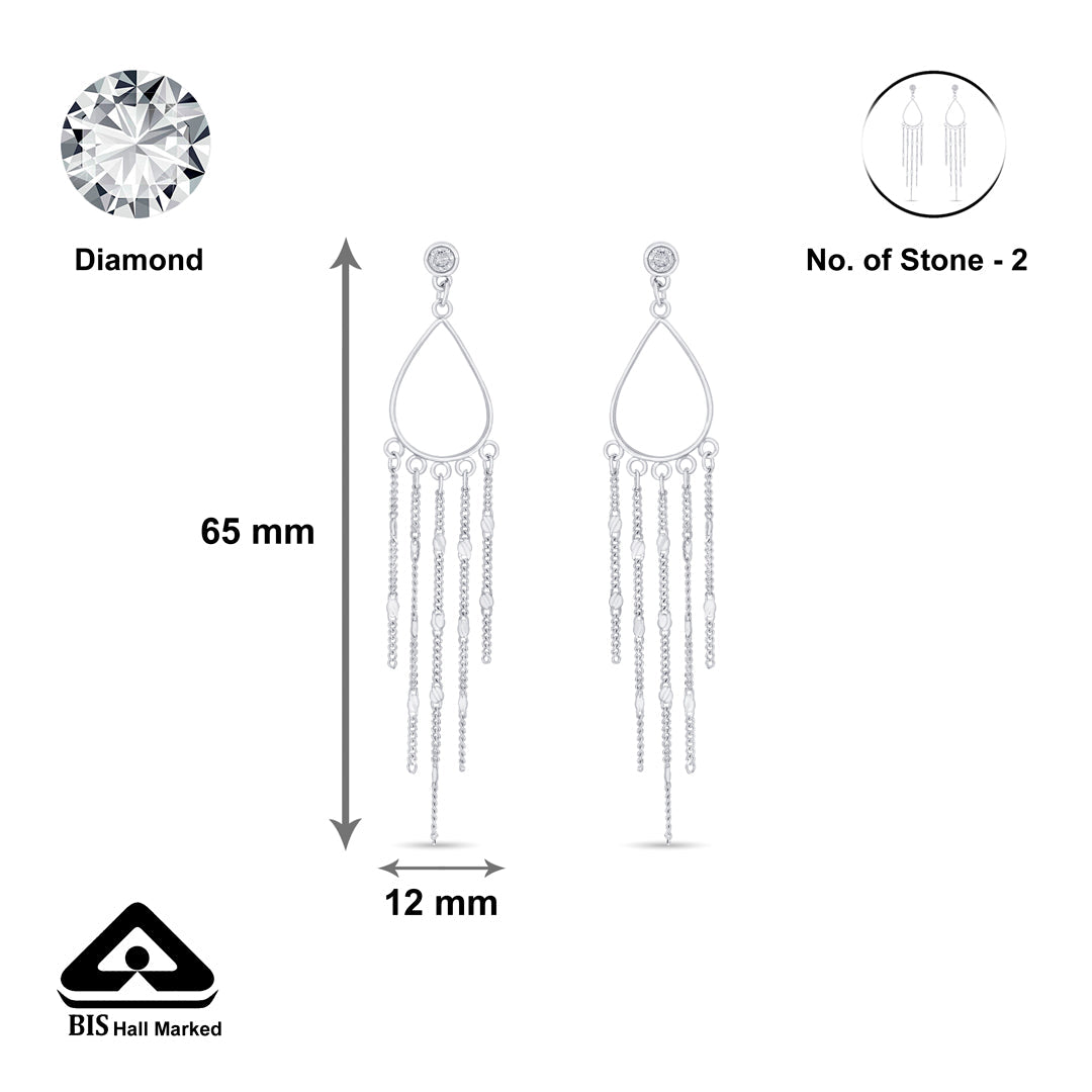Urban Drop Silver Drops & Dangler Earrings