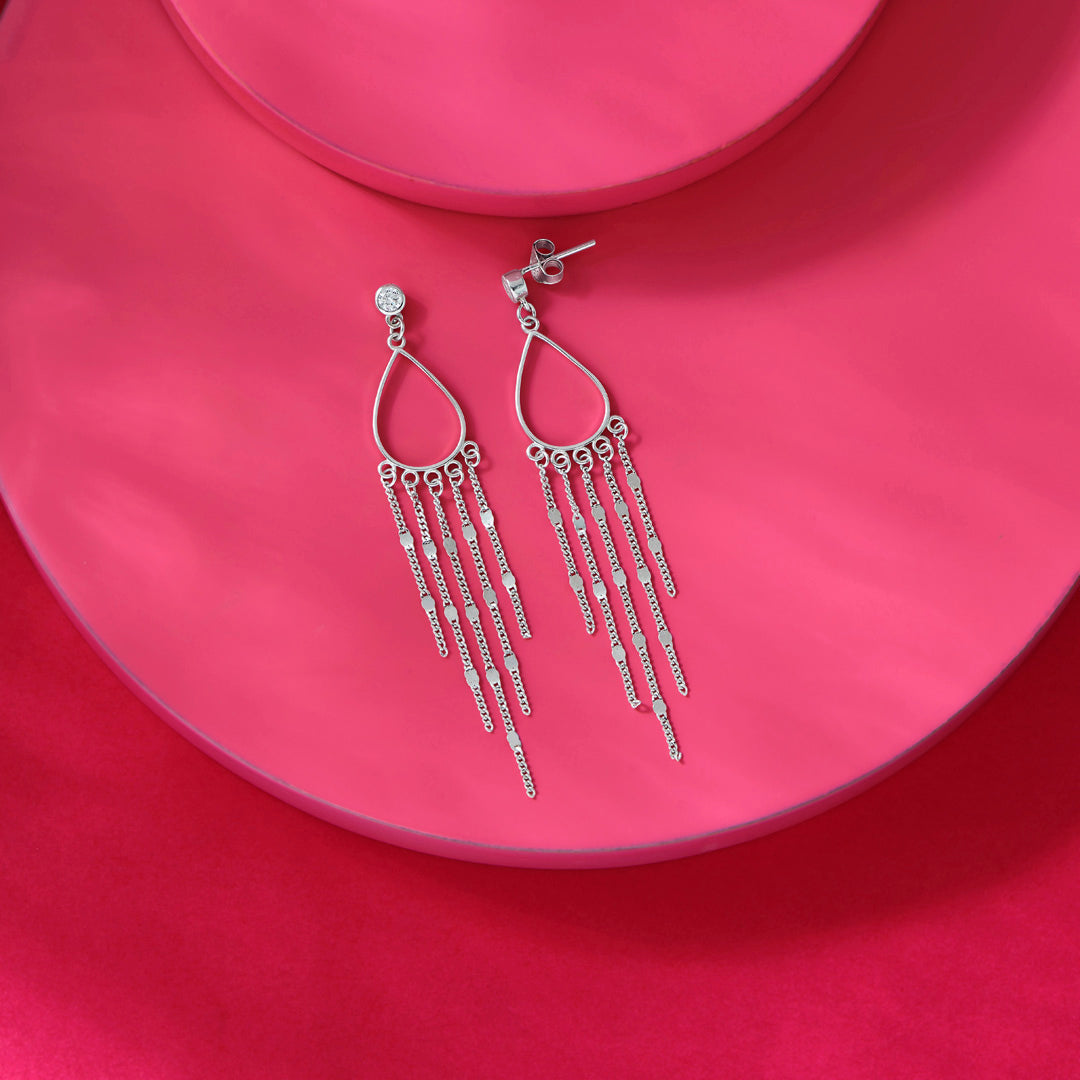 Urban Drop Silver Drops & Dangler Earrings
