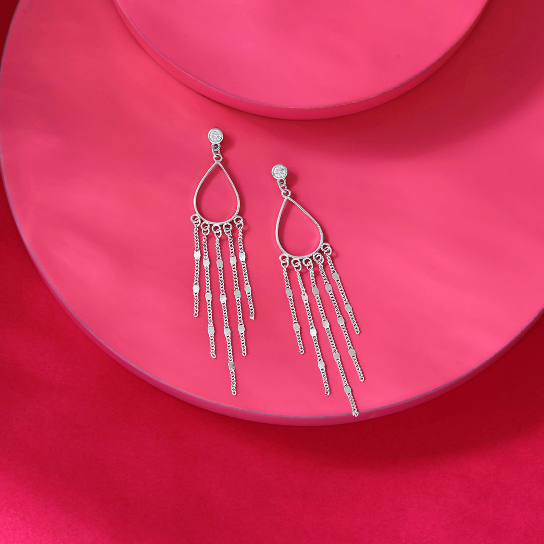 Urban Drop Silver Drops & Dangler Earrings