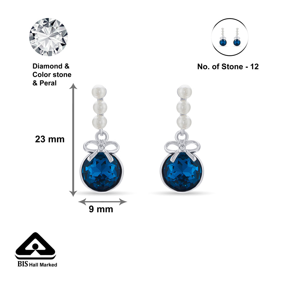 Pixie Charm Silver Drops & Dangler Earrings