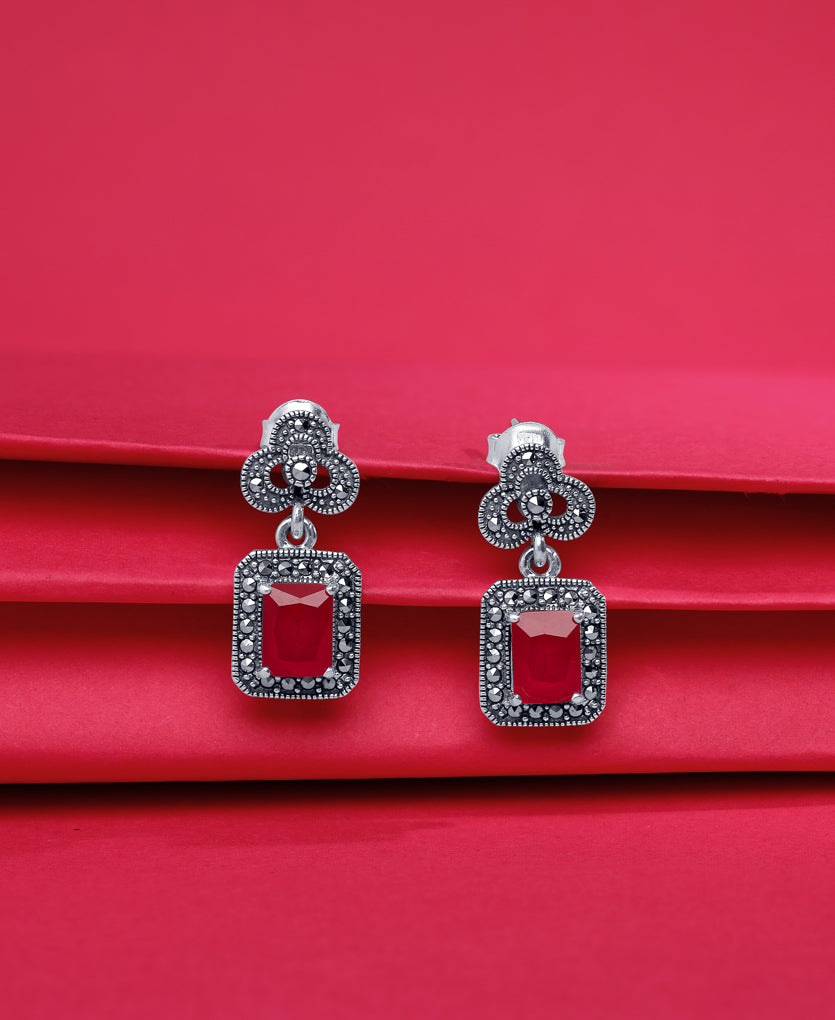 Lunar Love Silver Earrings