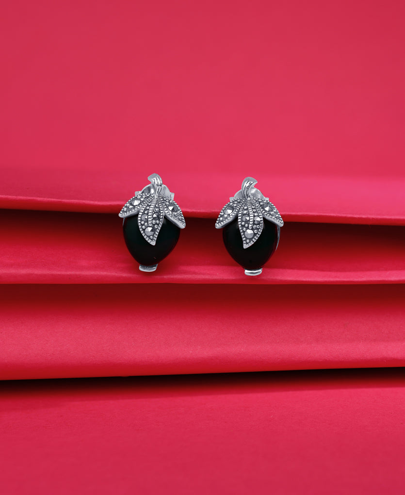 Magnifera Spark Silver Earrings