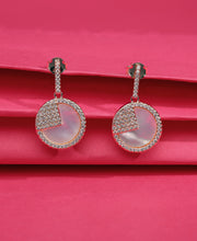 Celestial Shadows Silver Earrings