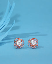 Swirl Symphony Silver Earrings