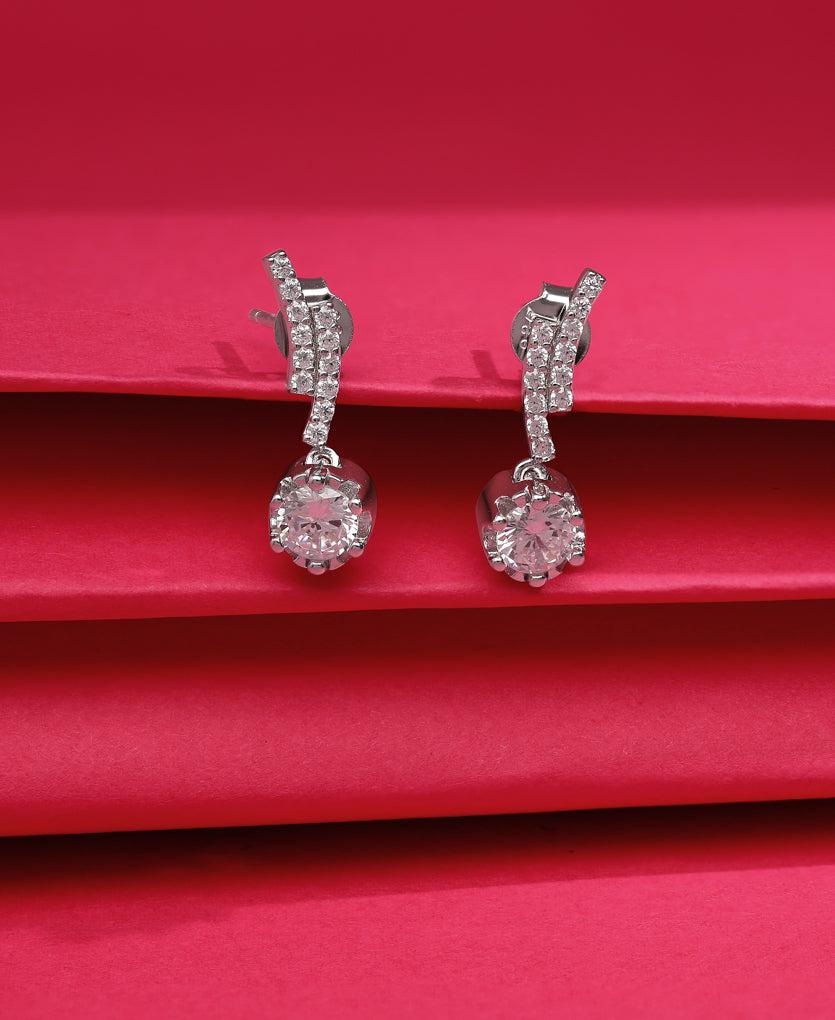 Dreamscape Drops Silver Earrings