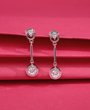 Stellar Spark Silver Earrings