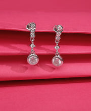 Blissfull Aura Silver Earrings