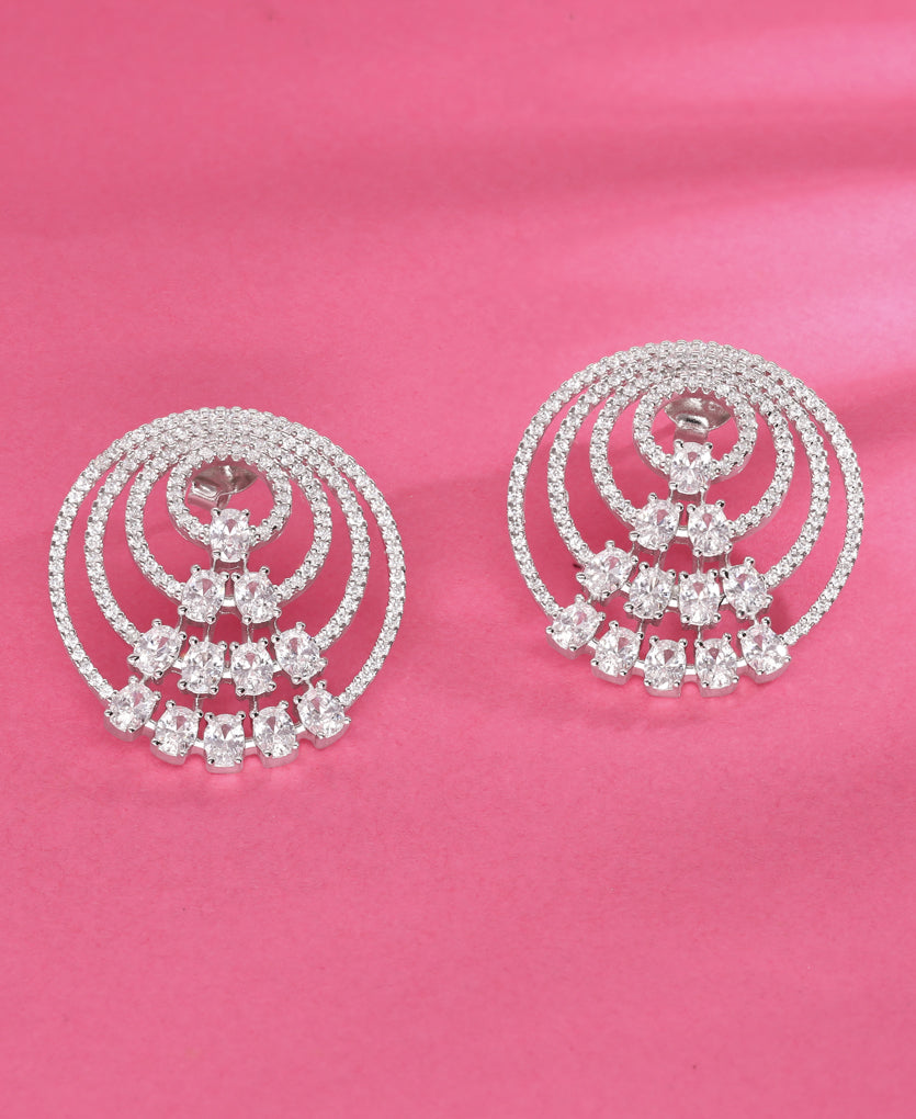 Chic Remix Silver Earrings