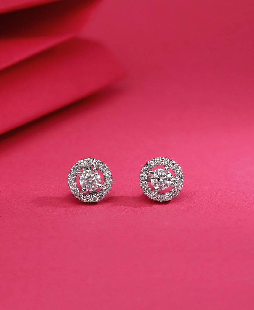 Glimmer Glow Silver Earrings