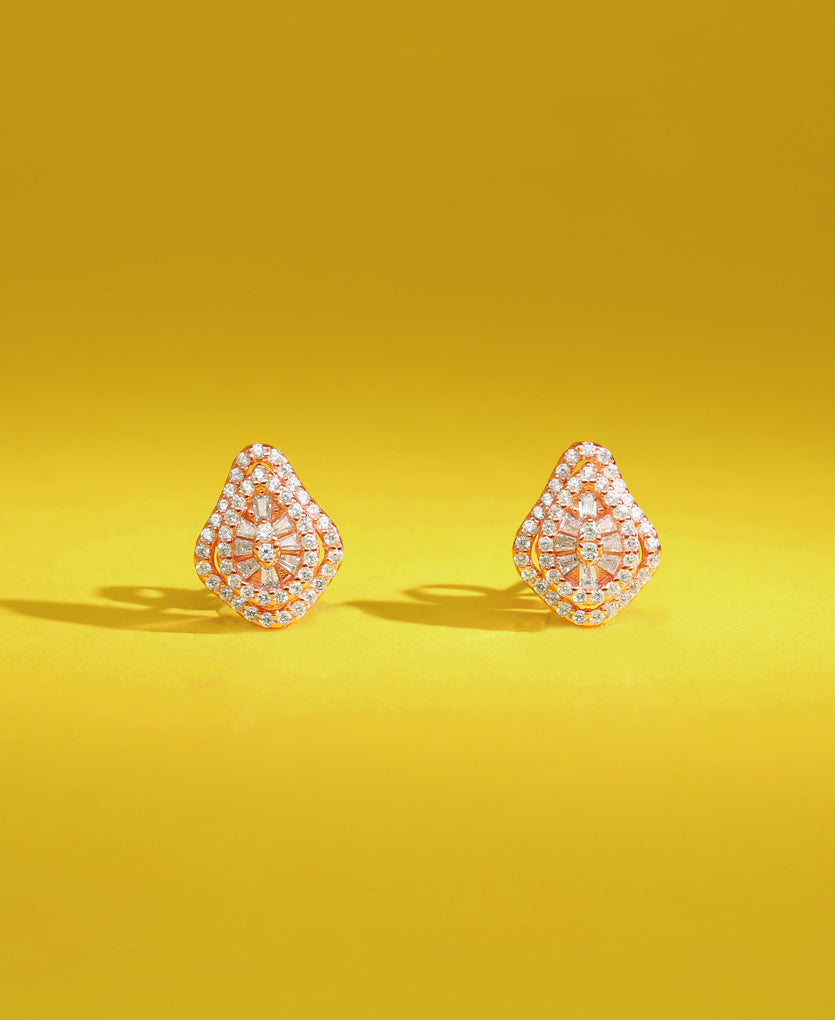 Sparkling Charm Silver Earrings