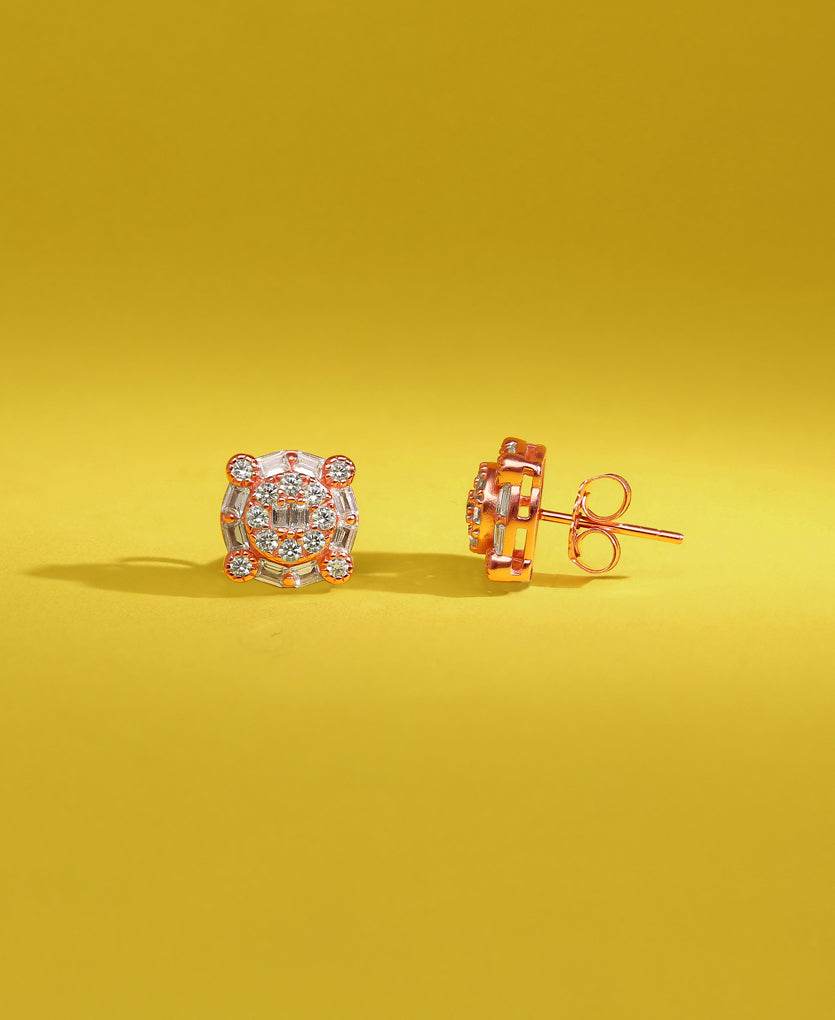 Blissful Beauty Silver Earrings