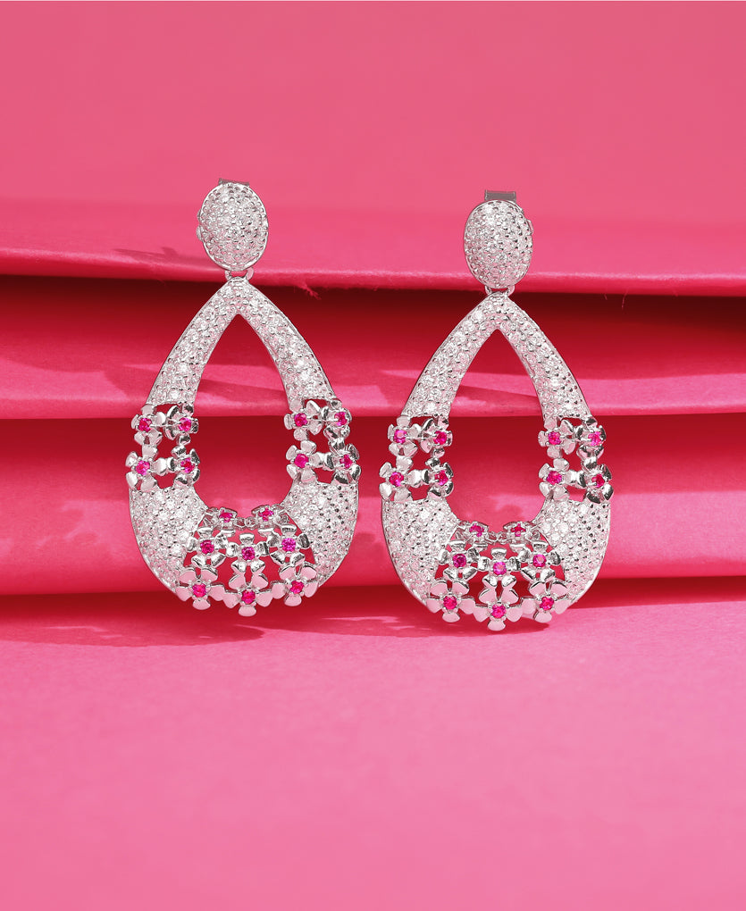 Artly Aura Silver Earrings