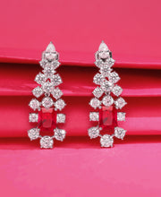 Charm Cast Silver Earrings