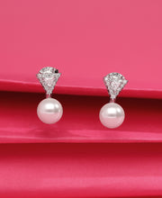 Candlelit Beam Silver Earrings