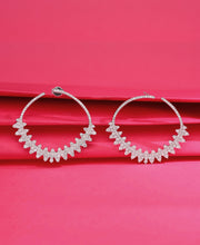 Sheen Sparkle Silver Earrings