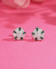 Subtle Glint Silver Earrings