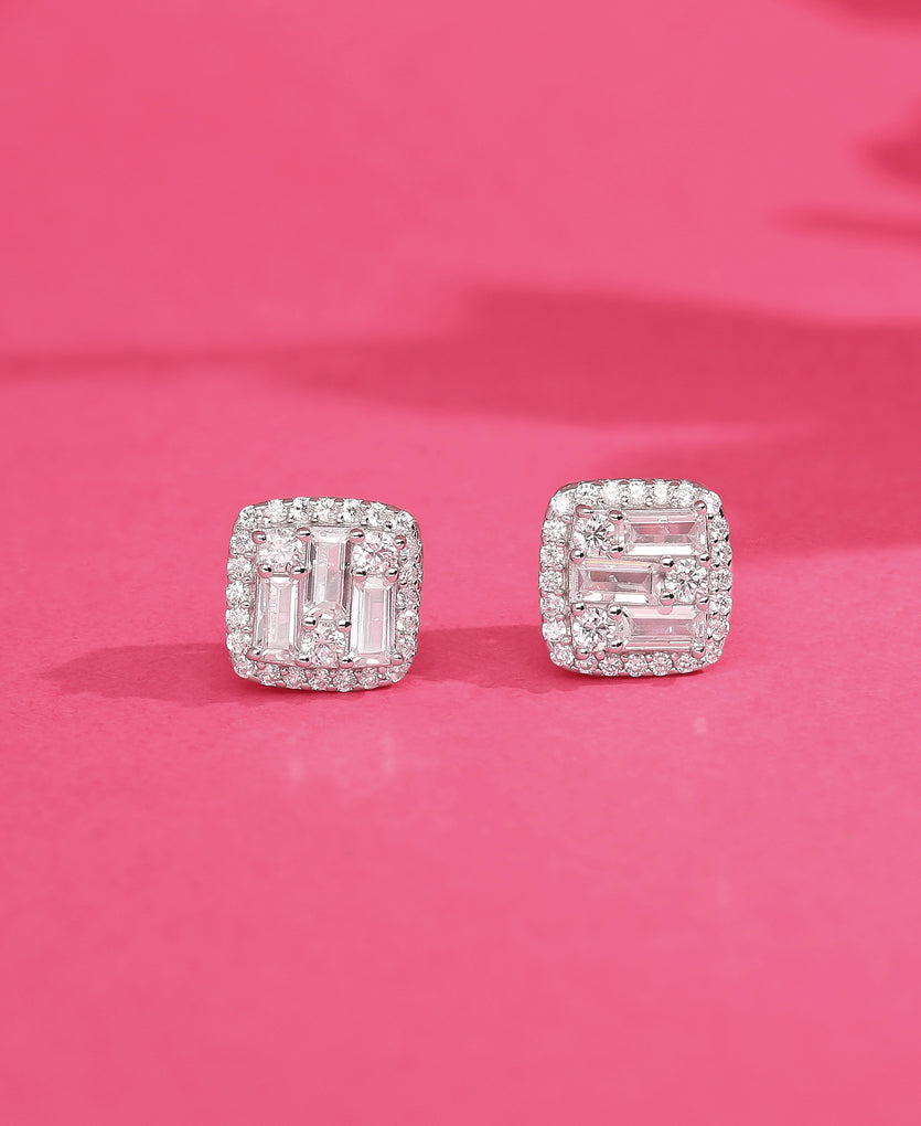 Refine Rhythm Silver Earrings