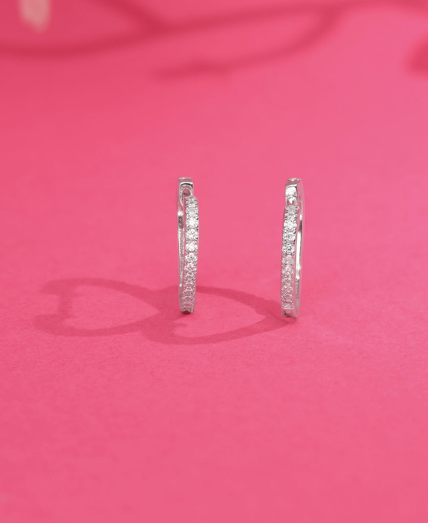 Dreamscape Dazzle Silver Earrings