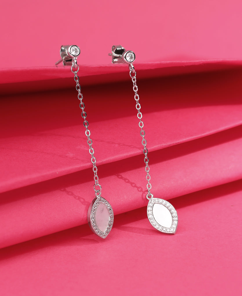 Whimsy Waves Silver Earrings